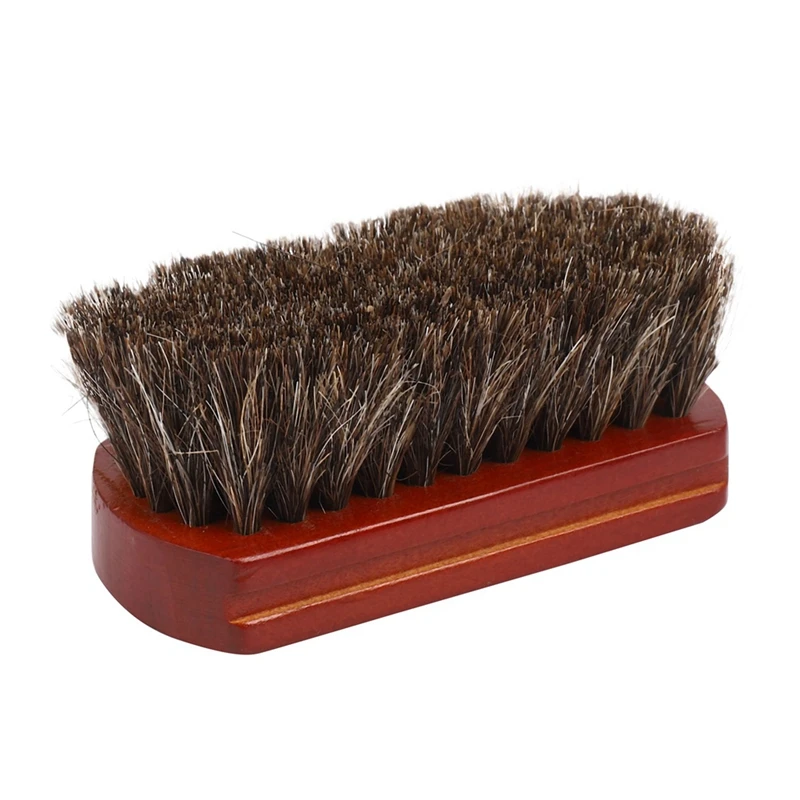 2X Четка за мустаците и брадата с дървена дръжка от естествен конски косъм За почистване на брадата, мъжка четка за бръснене . ' - ' . 2