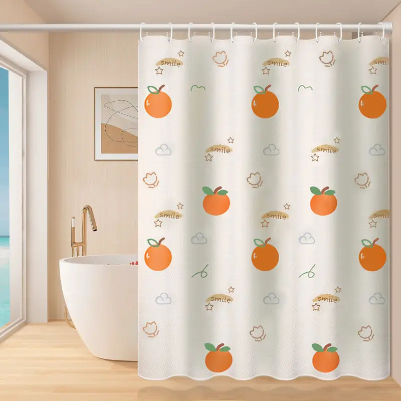 Завеса за баня от Водоустойчив Тъканно Завеса за душ Подвесная Завеса за баня, душ Завеса за душ с вятъра Завеси за душ в банята . ' - ' . 0