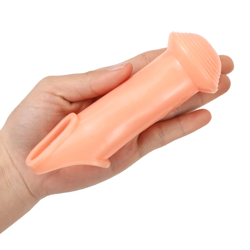 Силикон за Многократна употреба Презервативи Удължител ръкав за пениса за Забавяне на Еякулацията Пръстен за член на за уголемяване на пениса, Секс-играчки за възрастни, мъже . ' - ' . 1