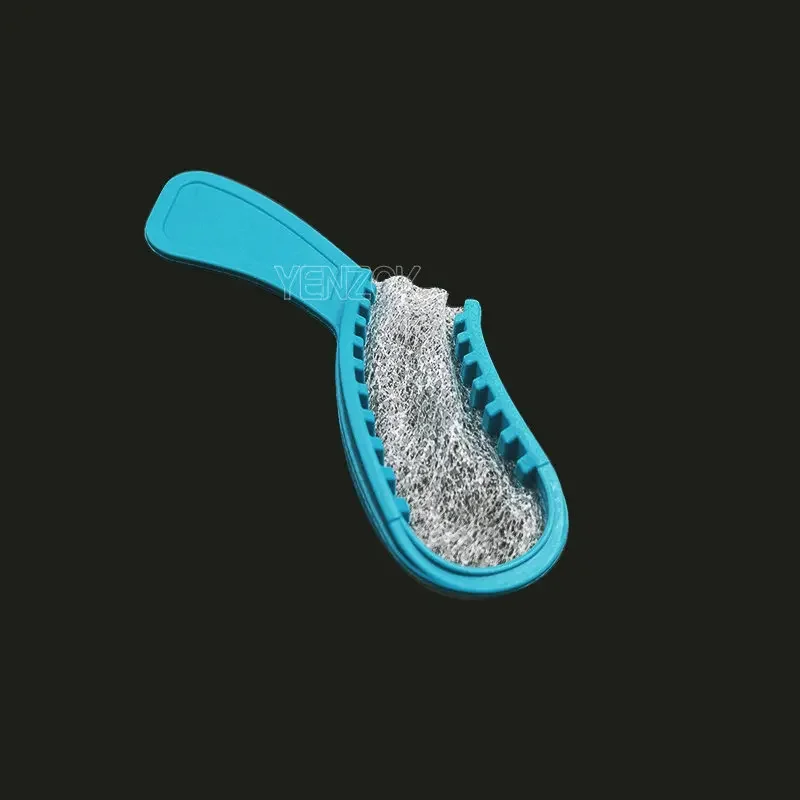 36 бр / пакет Стоматологични за еднократна употреба пластмасови корита за привеждане в съответствие хапят Тави за облекчаване на оттиска привеждане в съответствие хапят с мрежа за задните зъби Зъболекарски инструменти . ' - ' . 2