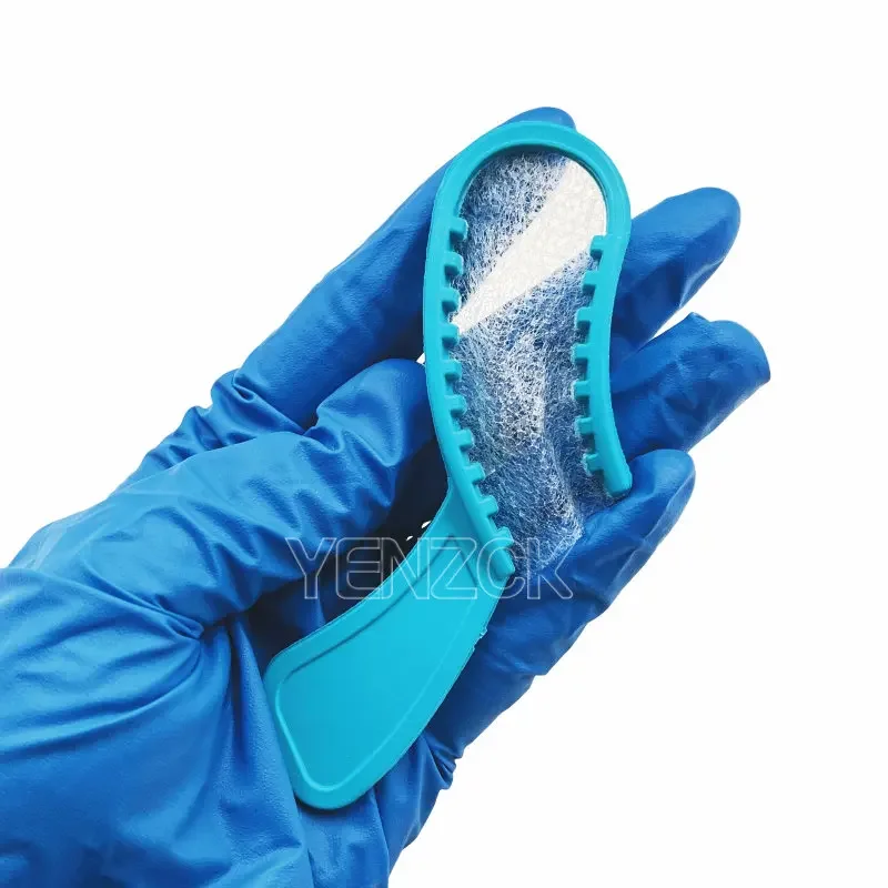 36 бр / пакет Стоматологични за еднократна употреба пластмасови корита за привеждане в съответствие хапят Тави за облекчаване на оттиска привеждане в съответствие хапят с мрежа за задните зъби Зъболекарски инструменти . ' - ' . 5