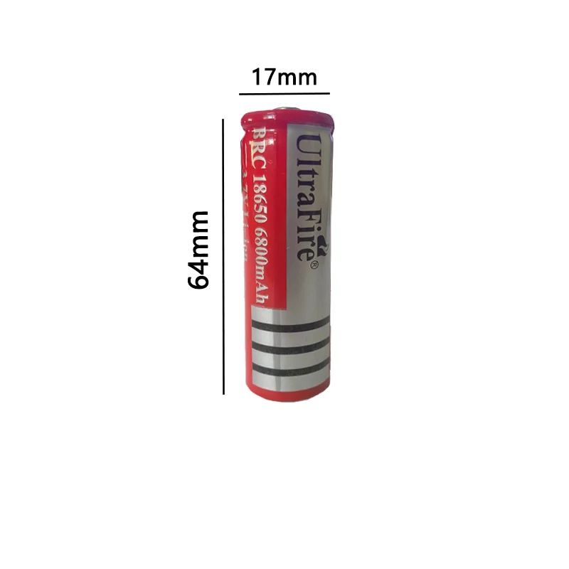 18650 Литиево-йонна батерия от 3.7 6800 mah за зарядно устройство led фенерче и така нататък . ' - ' . 1