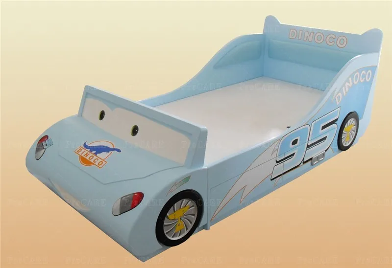 Изработена по поръчка детско двуетажно легло от масив дърво, дизайна на автомобилите и на замъка, двуетажно легло . ' - ' . 3