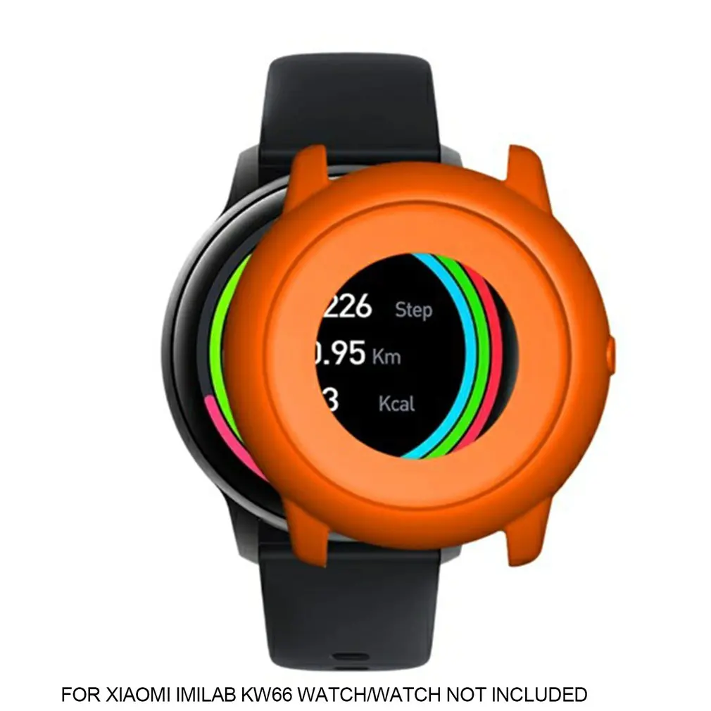 Трайни smart-часовници, мек Цветен спортен Защитен калъф, Силиконов Удобен мек калъф за smart часа . ' - ' . 2
