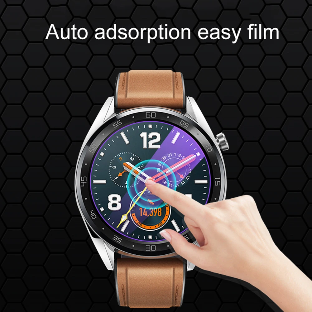Висококачествено закалено стъкло за Huawei Watch GT1 /GT2 Smartwatch, защитно фолио за екрана, аксесоари за защита от виолетова светлина . ' - ' . 1