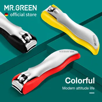 Цветни нокторезачки, антибликовый нож за нокти - сменяем инструмент за маникюр от неръждаема стомана, от MR.GREEN