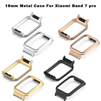 За Xiaomi Mi Band Pro 7 Метална кутия За Часовник, Рамка За Смарт Часа, Защитни Аксесоари За Свързване на Ленти с Ширина 18 мм