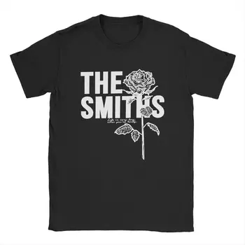 Мъжка тениска The Smiths, забавни тениски с музиката на групата, тениски с къс ръкав и кръгло воротом, дрехи за партита от 100% памук