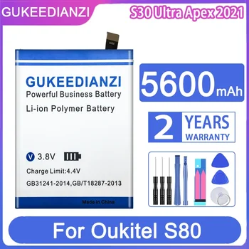 Преносимото Батерия GUKEEDIANZI 5600 mah Батерии За Мобилни Телефони Oukitel S80/за iHunt S30 Ultra Apex 2021