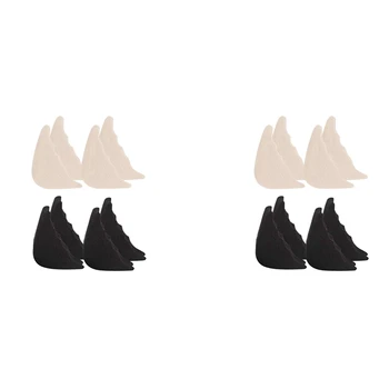 2X Вложки за пълнене на носа, Регулируем накрайник за носа, за многократна употреба пълнител за обувки за твърде големи обувки, Дамски, Мъжки обувки-лодка унисекс обувки на плоска подметка