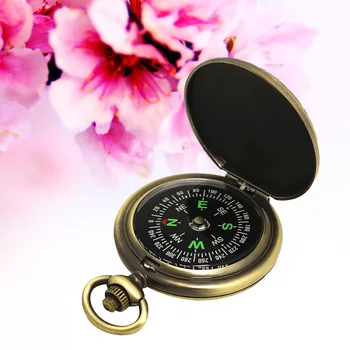 Ретро подарък компас, джобен часовник, компас за пътувания, планинарство, къмпинг, приключенски, компас