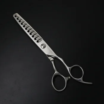 6-Инчови фризьорски ножици от риба кост, Зъби ножици, Стилист, с много коса, ножица за подстригване на зъби, ножици за коса