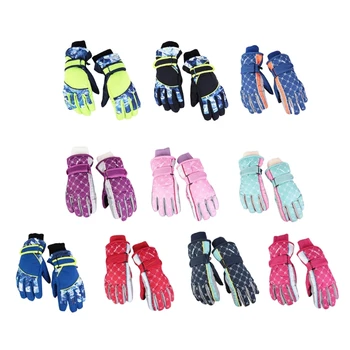 Детски ръкавици, Водоустойчиви ветроупорен външни топлинни ръкавици Детски зимни ръкавици за момчета и момичета 5-8 години