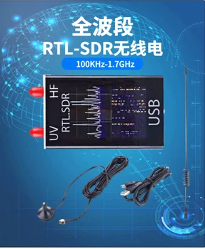 Многополосное софтуер радио RTL-SDR RTL2832U + приемник R820T2 Авиационен къси вълни широколентов