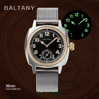 1926 Baltani oyster tribute часовник корпус от неръждаема стомана ST1701 механичен механизъм сапфир 100 м водоустойчива ретро часовници