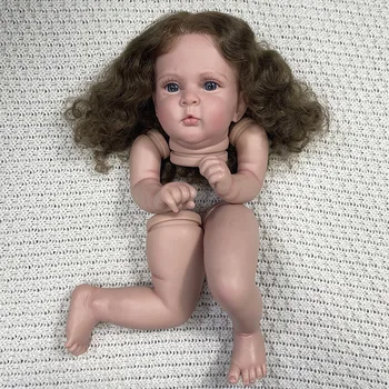 20-инчов раскрашенная кукла-Реборн в разглобено формата на Джоси с трансплантацией коса ръчна изработка, висококачествени недовършени детайли кукли