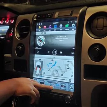 Android 12.0 128G за Ford F150 2008-2014 Автомобилна GPS навигация в стил Тесла, главното устройство, мултимедиен плеър, автомагнитола DSP
