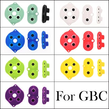 Нов бутон GBC Силиконова Токопроводящая Гумена тампон за Nintendo Game Boy Цвят/ Color A B D-pad Изберете Пусковую Гумена бутона за GBC